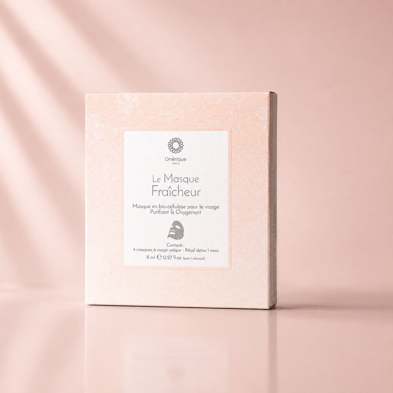 Mascarilla facial Le Masque Fraîcheur de Onérique para hidratar y revitalizar la piel.